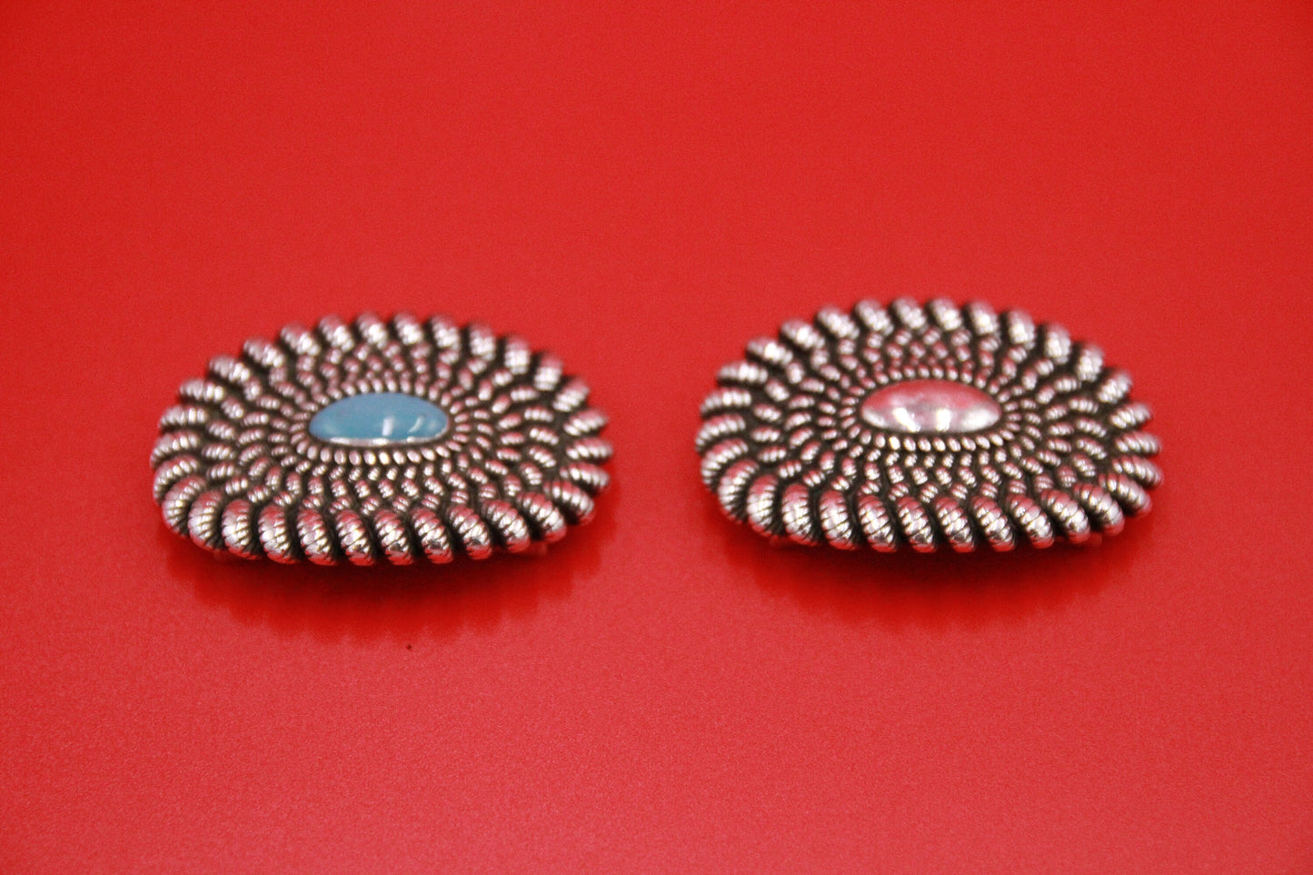 C0154>>MADE in EUROPE zamak 20mm oval connector, large silver connector