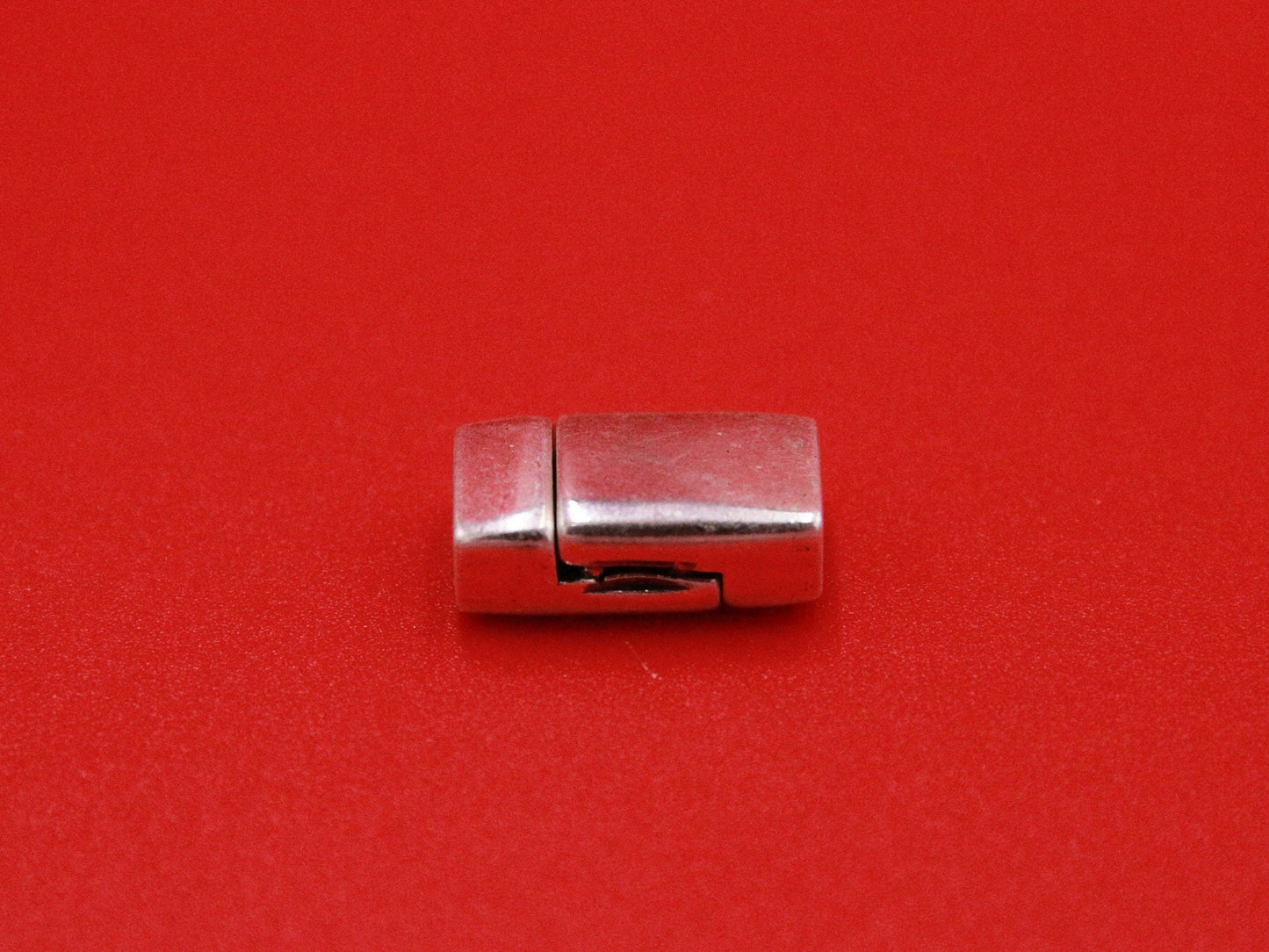 FC0382>>MADE in EUROPE zamak flat cord clasp,  zamak  clasp, 5mm or 6mm flat cord clasp, Qty1