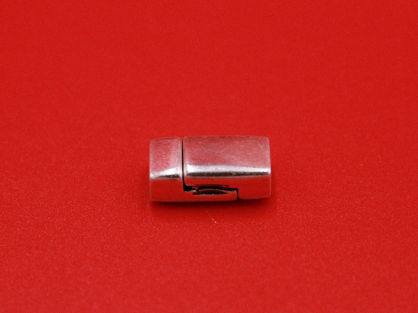 FC0309>>MADE in EUROPE zamak flat cord clasp,  zamak clasp, 5mm flat cord clasp, Qty1