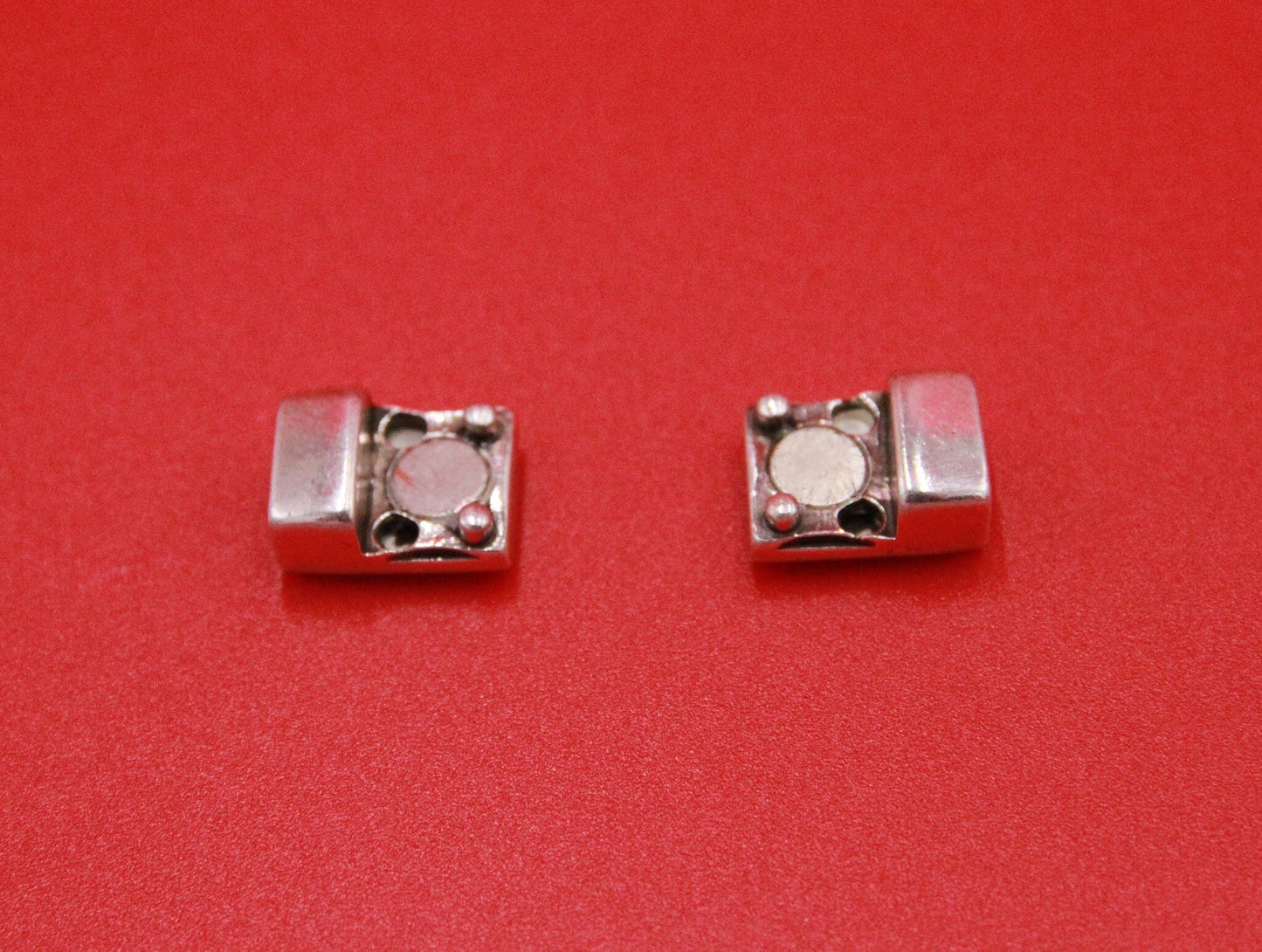 FC0359>>MADE in EUROPE zamak flat 6mm cord clasp, zamak clasp, zamak clasp, 6mm flat cord clasp, Qty1