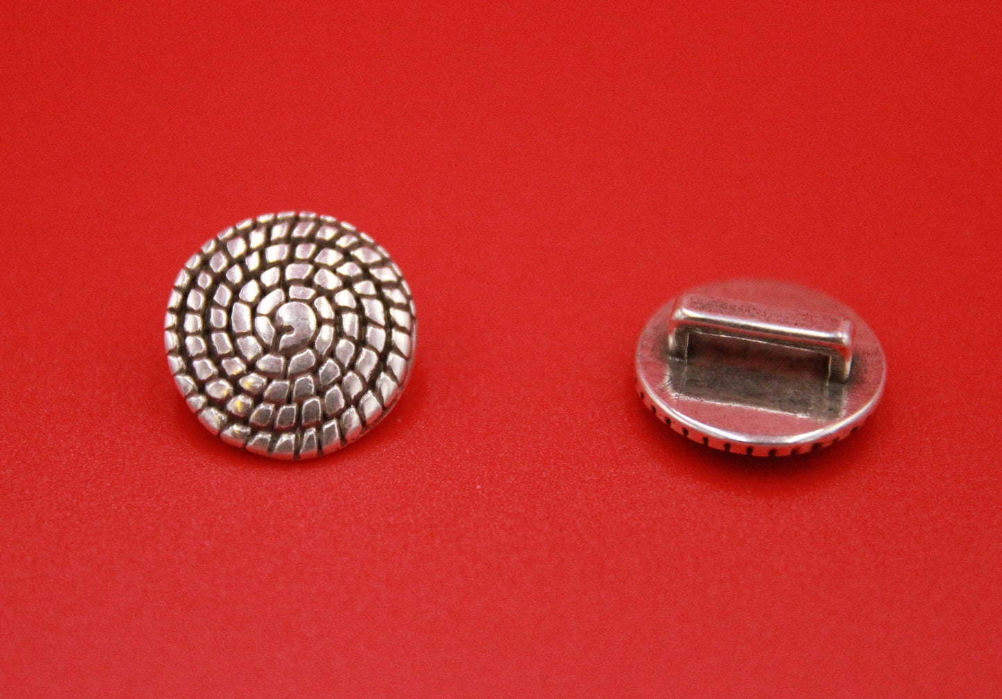 FS0545>>MADE in EUROPE 2 zamak round sliders, 10mm flat cord slider, 10mm leather cord engraved slider, (Qty2)
