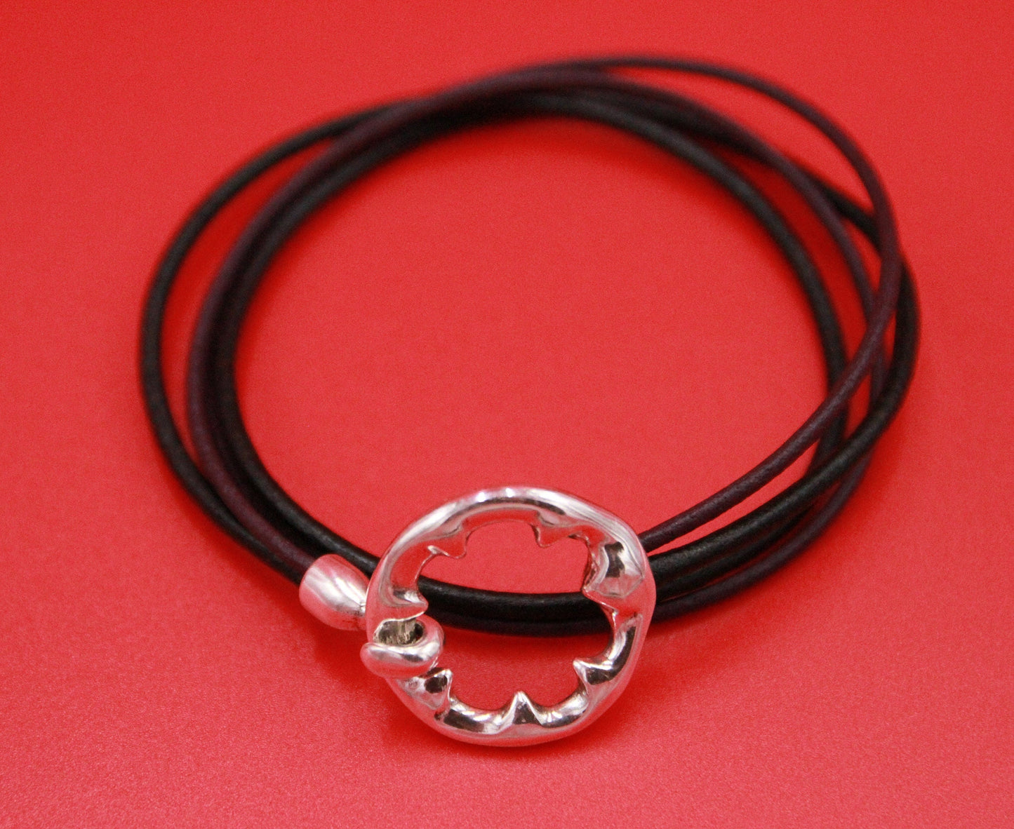 FC0381>>MADE in EUROPE zamak round circle toggle clasp for bracelet, toggle clasp for bracelet, qty1