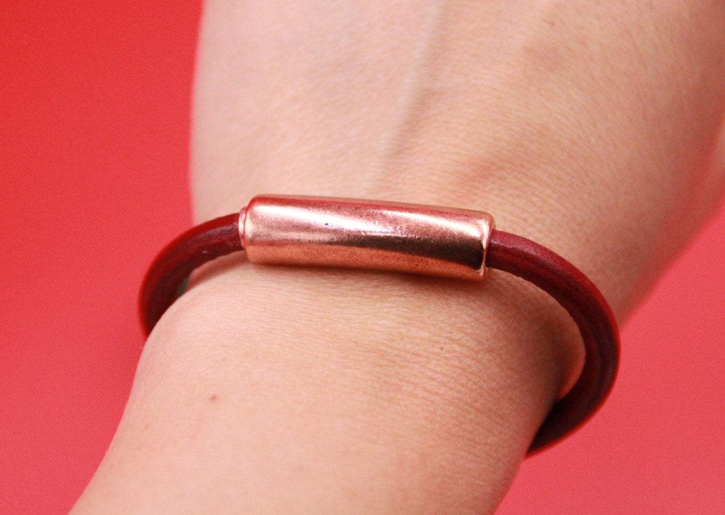 RC0058>>MADE in EUROPE zamak clasp, round cord clasp, 5mm round cord zamak clasp, 5mm tube clasp  Qty1