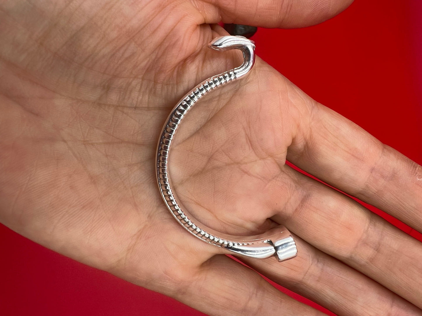 B0100>>MADE IN EUROPE  zamak half bracelet with loop maker ring, bracelet hook clasp (NG4634) qty 1set