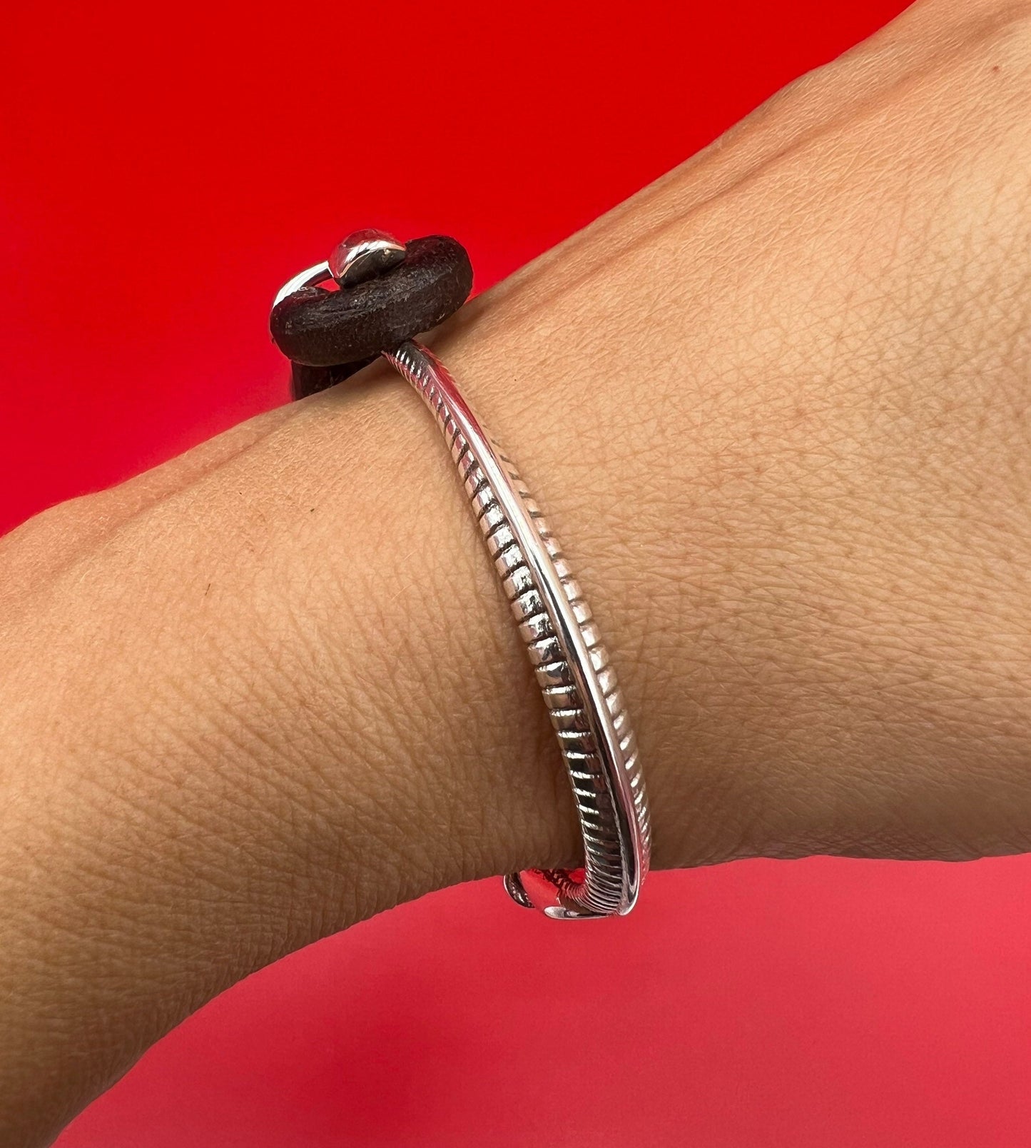 B0100>>MADE IN EUROPE  zamak half bracelet with loop maker ring, bracelet hook clasp (NG4634) qty 1set
