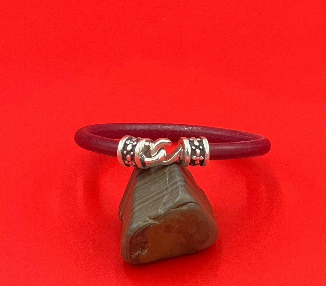 RC0195>>MADE in EUROPE zamak hook clasp, 5mm round cord clasp, 5mm cord clasp, bracelet zamak hook clasp (79810/05) Qty1