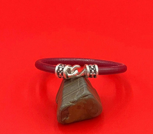 RC0195>>MADE in EUROPE zamak hook clasp, 5mm round cord clasp, 5mm cord clasp, bracelet zamak hook clasp (79810/05) Qty1
