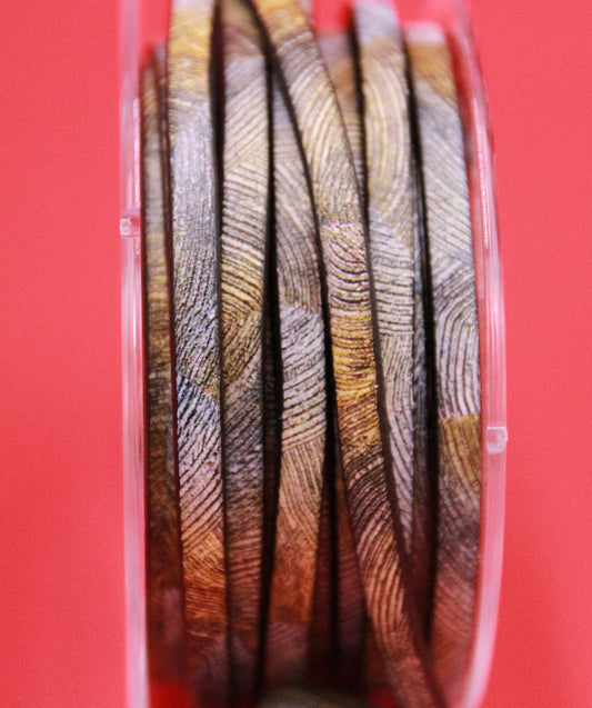MADE in EUROPE 24'' multi color leather cord, 5mm flat leather cord, 5mm flat leather cord (Rascadas5)