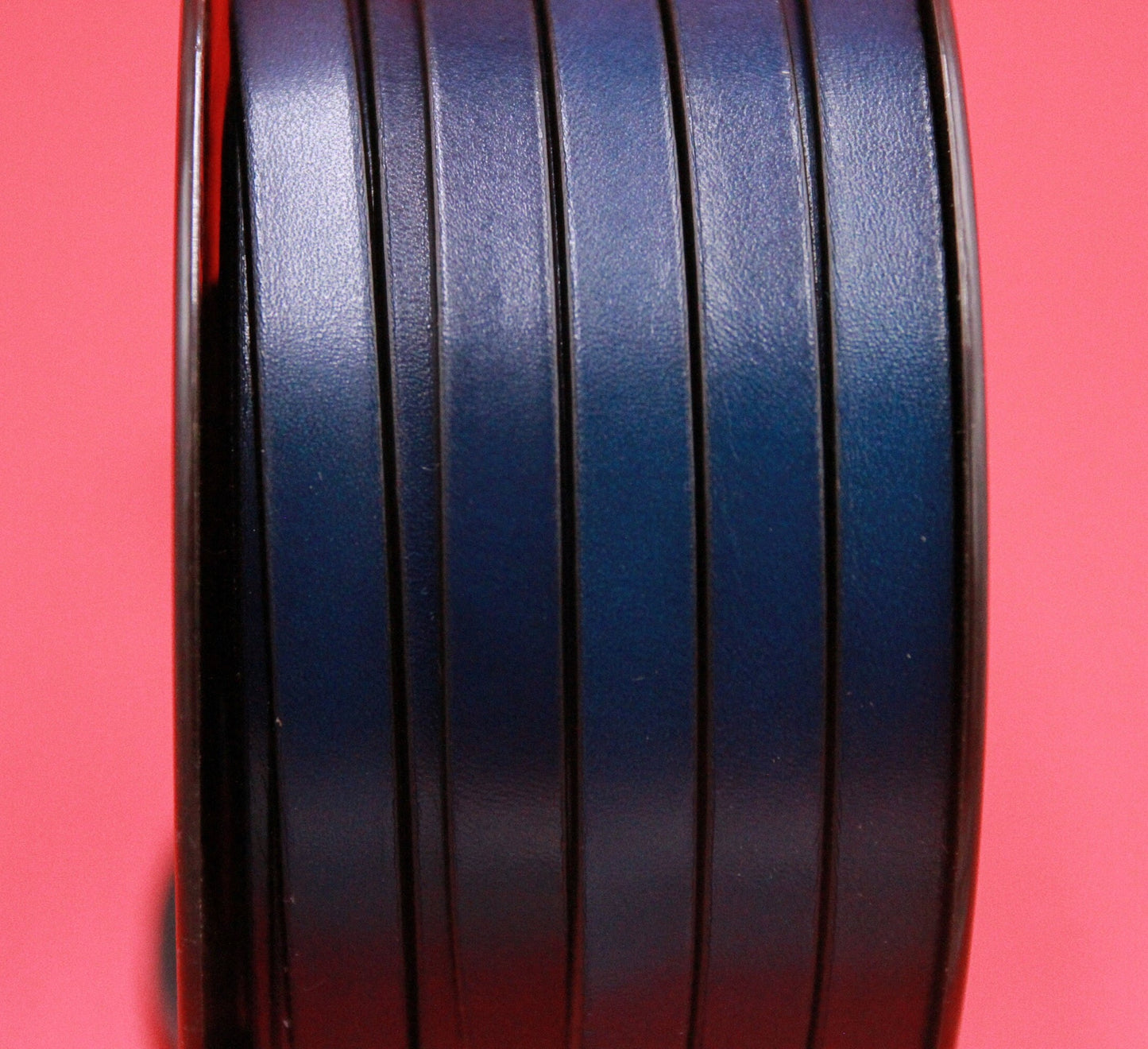 MADE in EUROPE 24" flat leather cord, 10mm leather cord, genuine leather cord