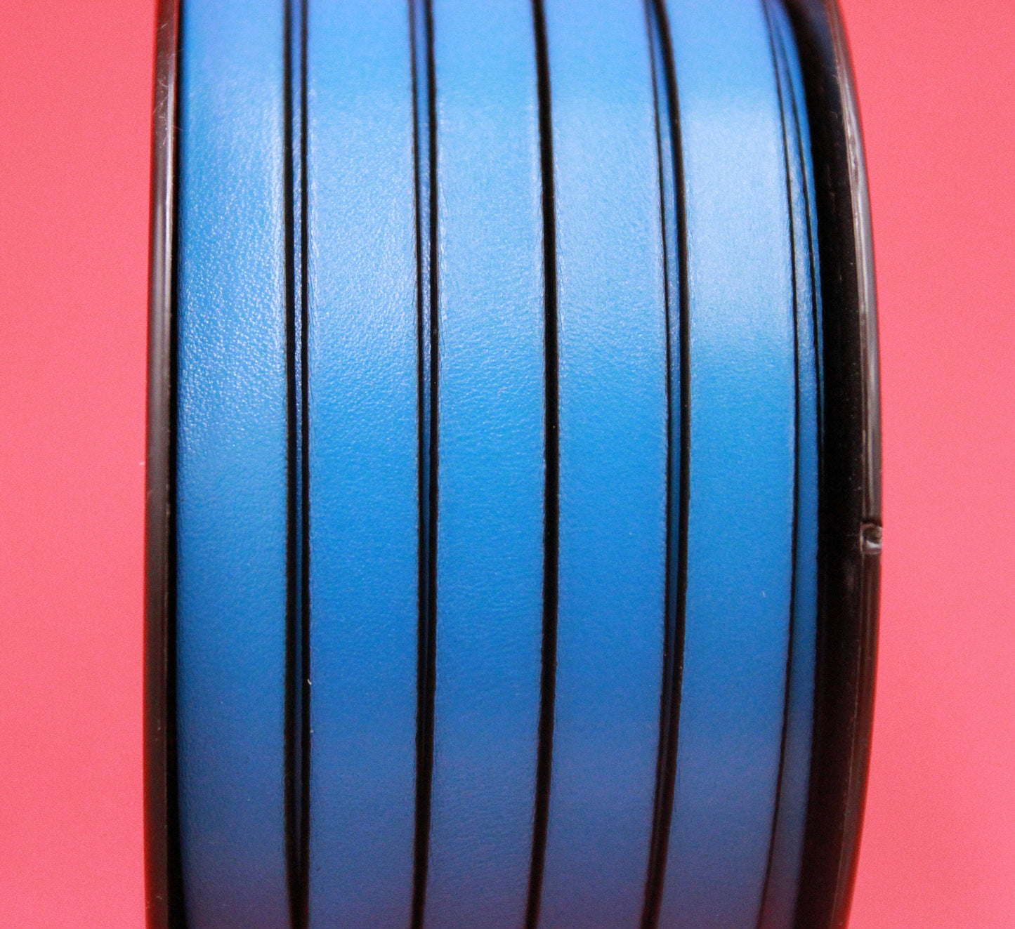 MADE in EUROPE 24" flat leather cord, 10mm leather cord, genuine leather cord