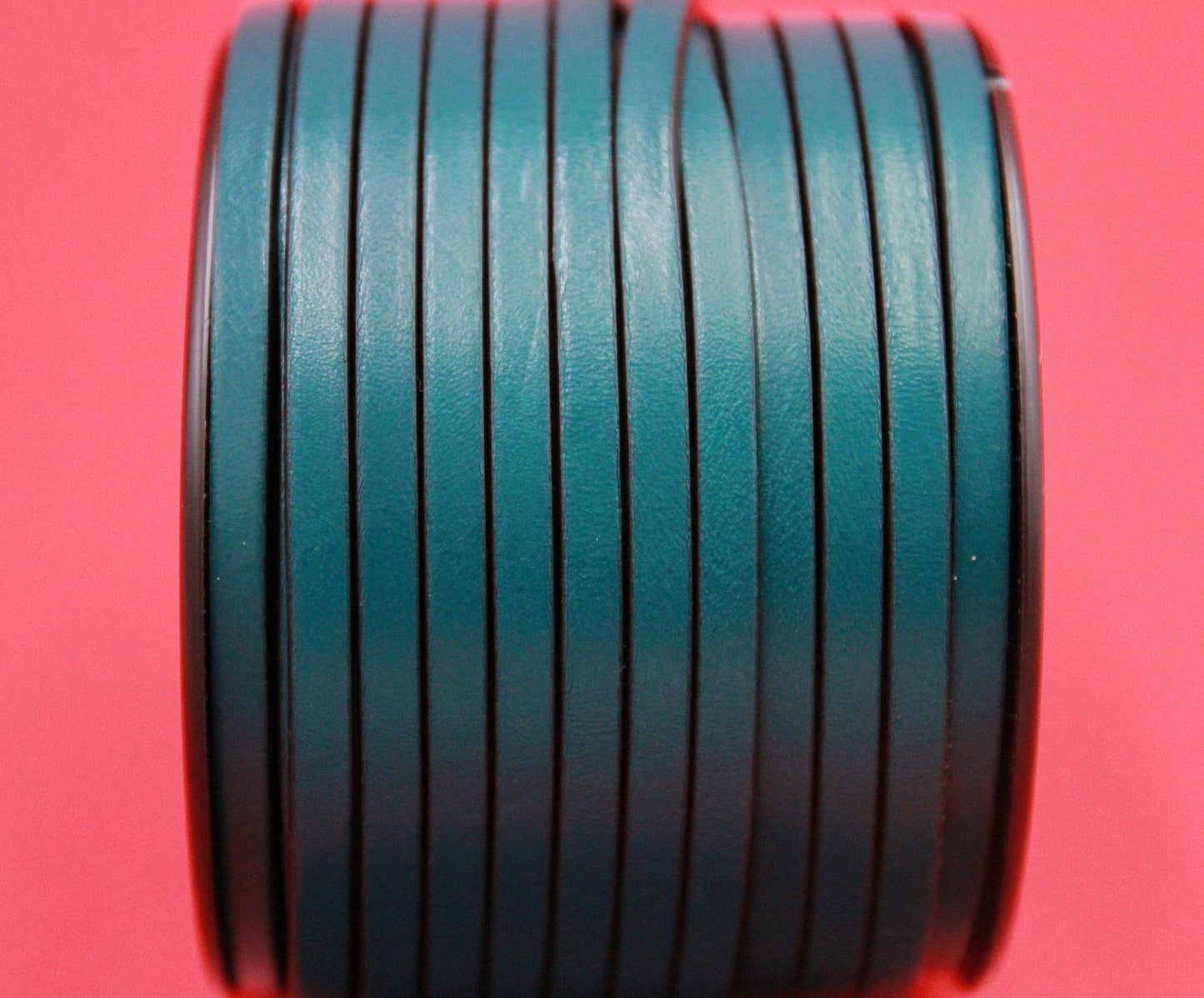 MADE in EUROPE 1 yard of 5mm flat leather cord, genuine leather 5mm strip, flat leather cord TCP5