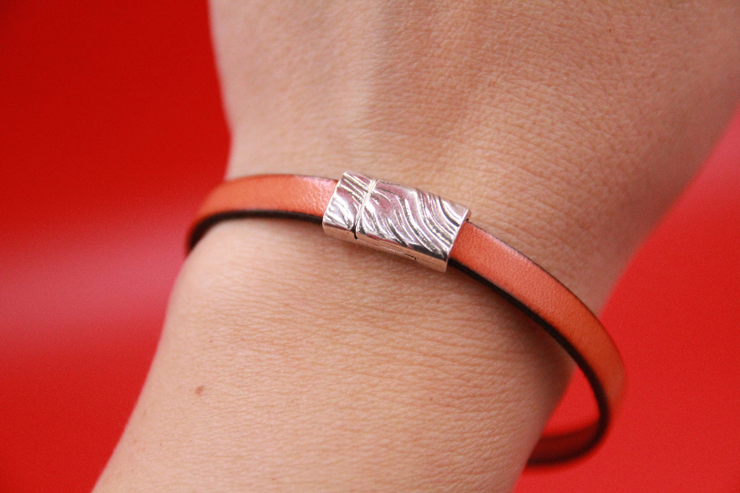 FC0389>>MADE in EUROPE zamak clasp for flat 6mm cord, zamak clasp for flat cord, clasp for 6mm cord, qty1