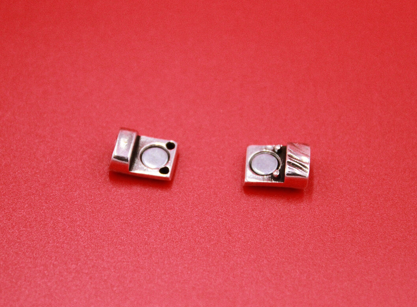 FC0390>>MADE in EUROPE zamak 6x3mm clasp, zamak clasp for 6mm cord, qty1