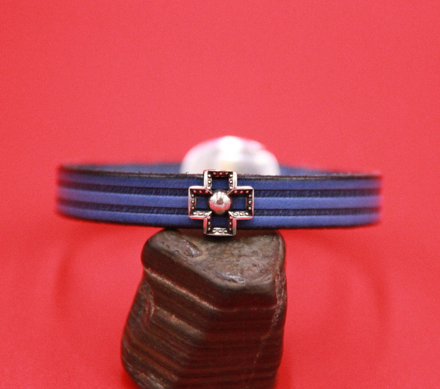 FS0558>>MADE in EUROPE 2 zamak cross sliders for 10mm flat cord, 10mm zamak slider, flat leather cord CROSS slider, Qty2