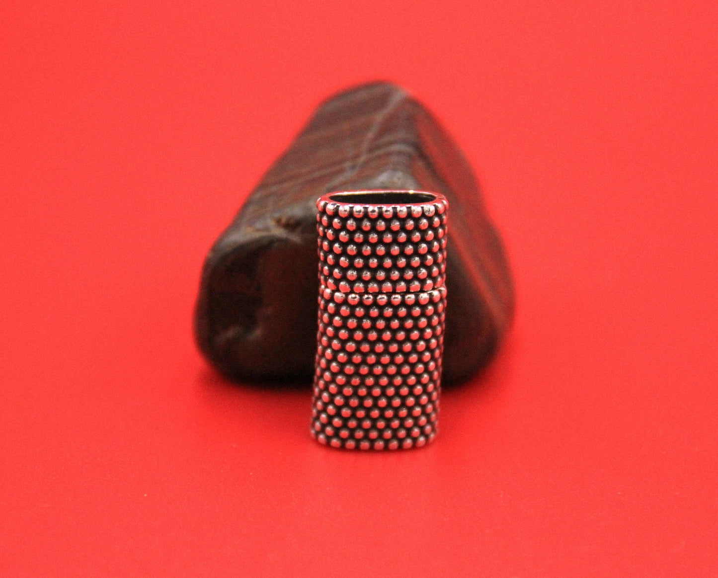 RC0196>>MADE IN EUROPE zamak 10mm x 5mm clasp, 10x5mm clasp, double strand 5mm cord clasp Qty 1