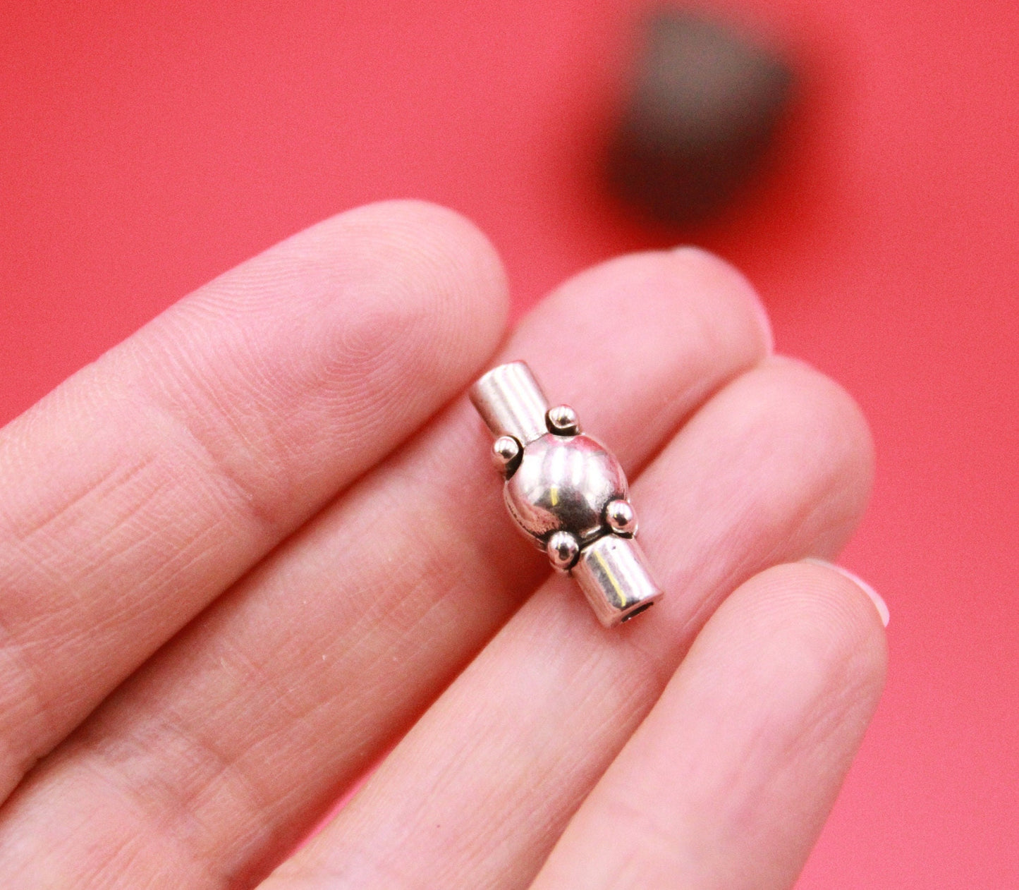 RC0197>>MADE in EUROPE zamak clasp for round cord, round leather cord clasp (TM2-TM3) qty1