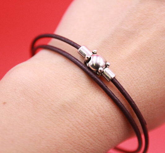 RC0197>>MADE in EUROPE zamak clasp for round cord, round leather cord clasp (TM2-TM3) qty1