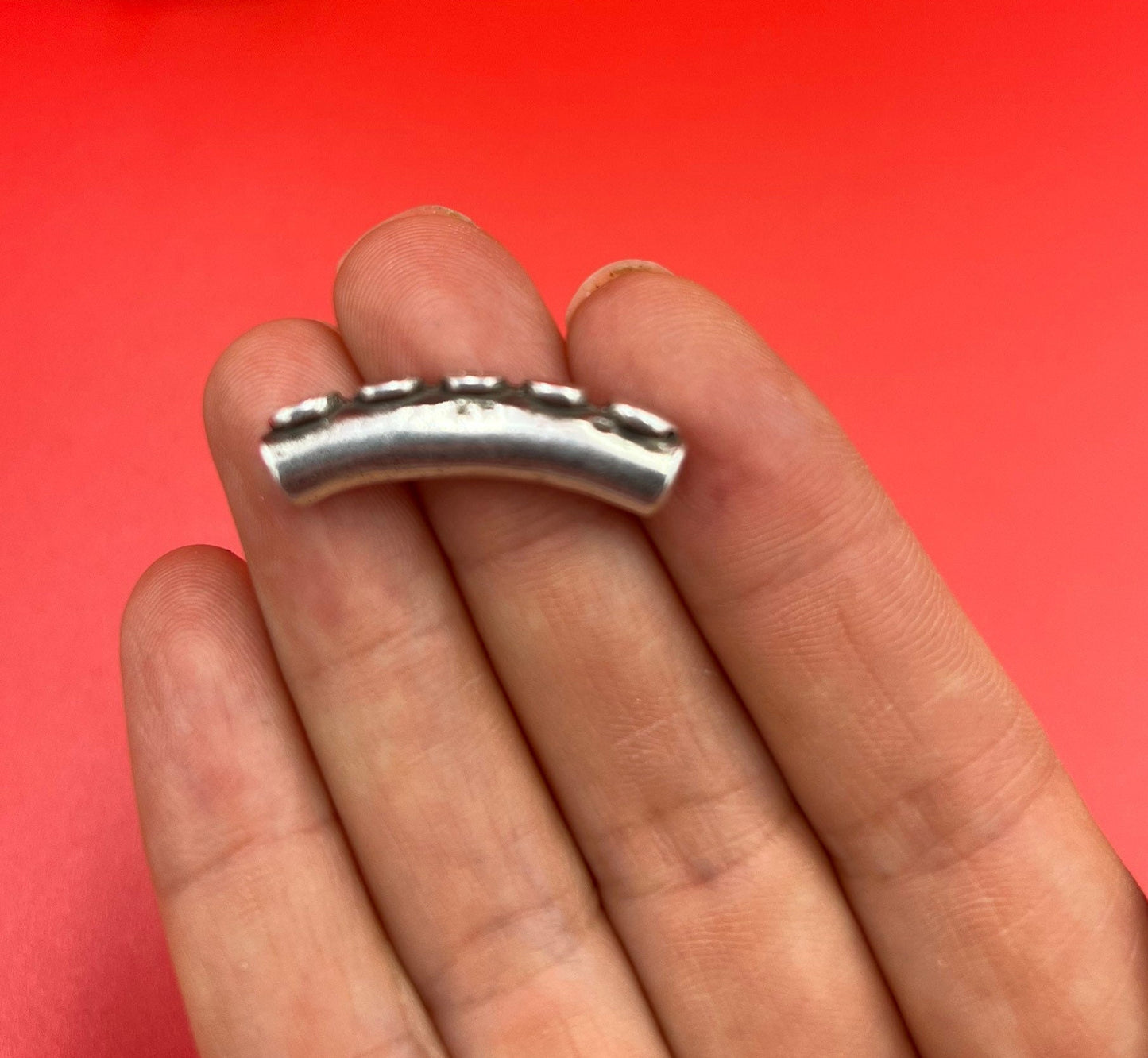 RS0168>> MADE IN EUROPE zamak slider tube for 2mm round cord, octopus tentacle slider tube (ablz263)