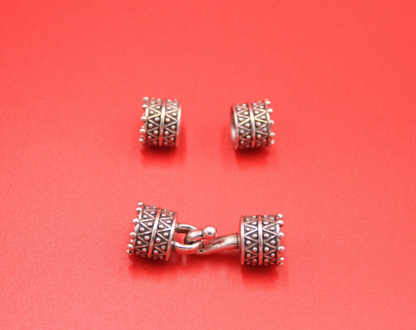 RC0200>>MADE IN EUROPE zamak hook clasp, engraved clasp for 10mm round cord, 10mm round cord hook clasp (CR798S)Qty1set