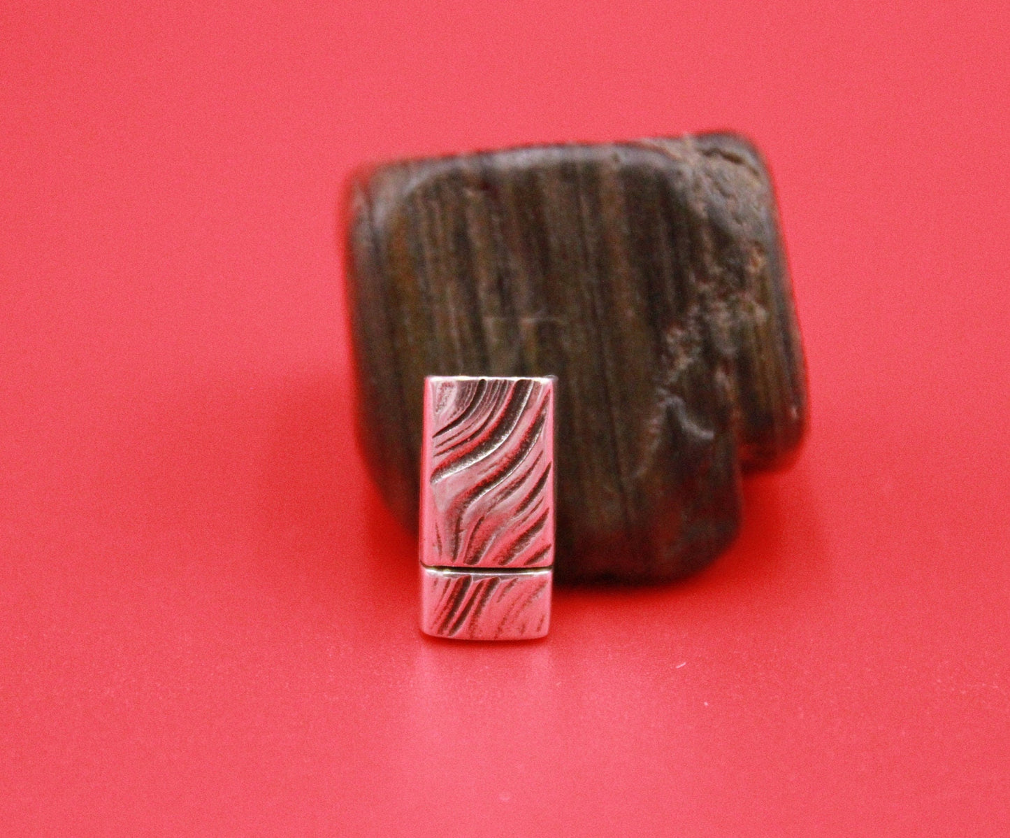 FC0389>>MADE in EUROPE zamak clasp for flat 6mm cord, zamak clasp for flat cord, clasp for 6mm cord, qty1