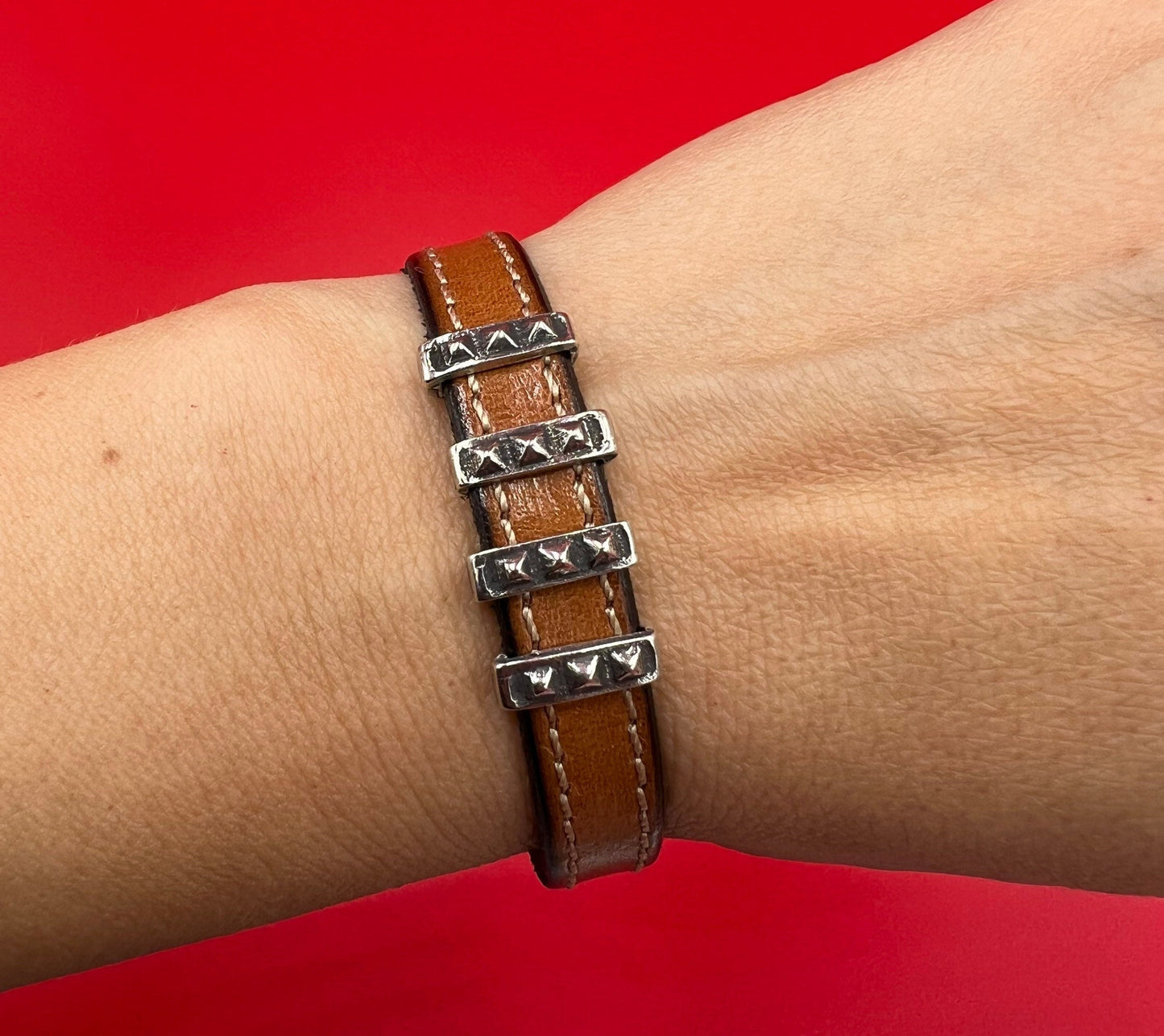 FS0555>>MADE in EUROPE 4 zamak slider bars, 10mm flat cord sliders, 10mm leather cord sliders, Qty4
