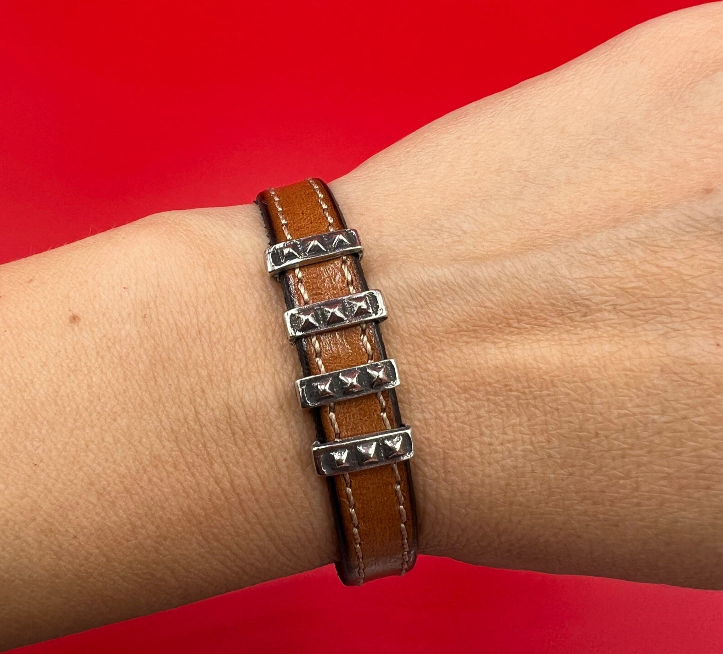 FS0555>>MADE in EUROPE 4 zamak slider bars, 10mm flat cord sliders, 10mm leather cord sliders, Qty4