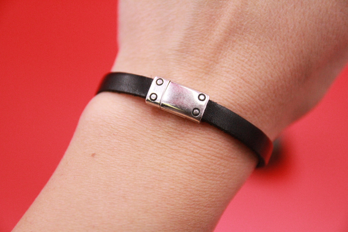 FC0395>>MADE in EUROPE zamak clasp for flat 6mm cord, zamak clasp for flat cord, clasp for 6mm cord, qty1