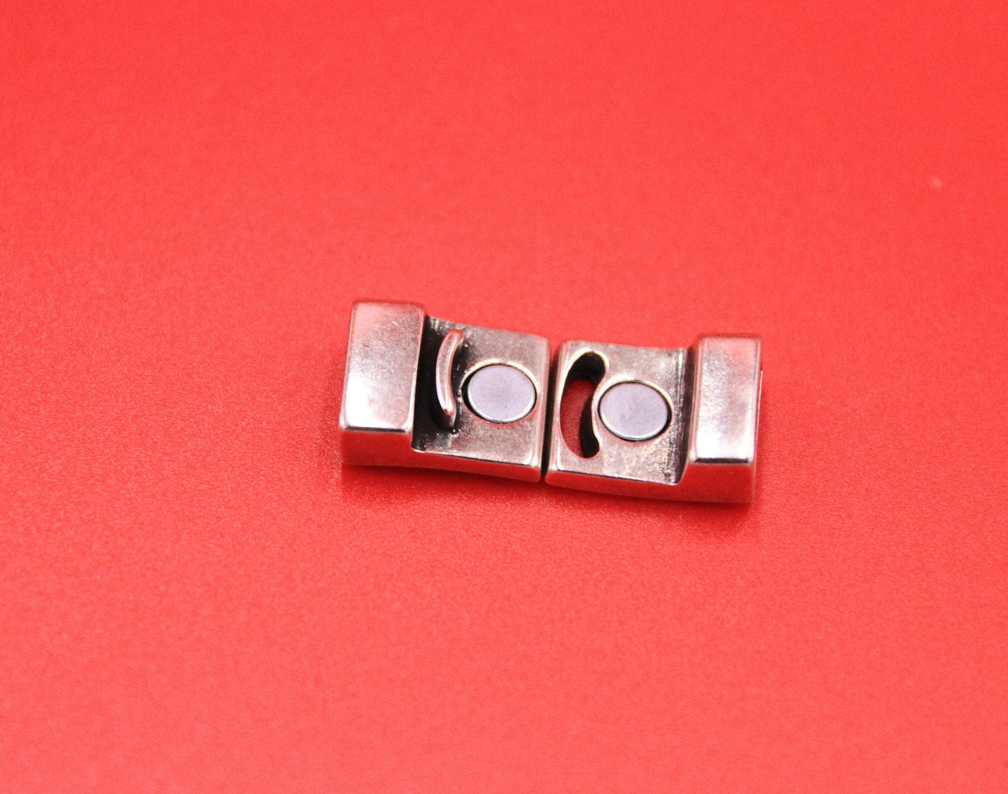 FC0396>> MADE in EUROPE zamak clasp, 10mm flat cord clasp, flat leather cord clasp, Qty1