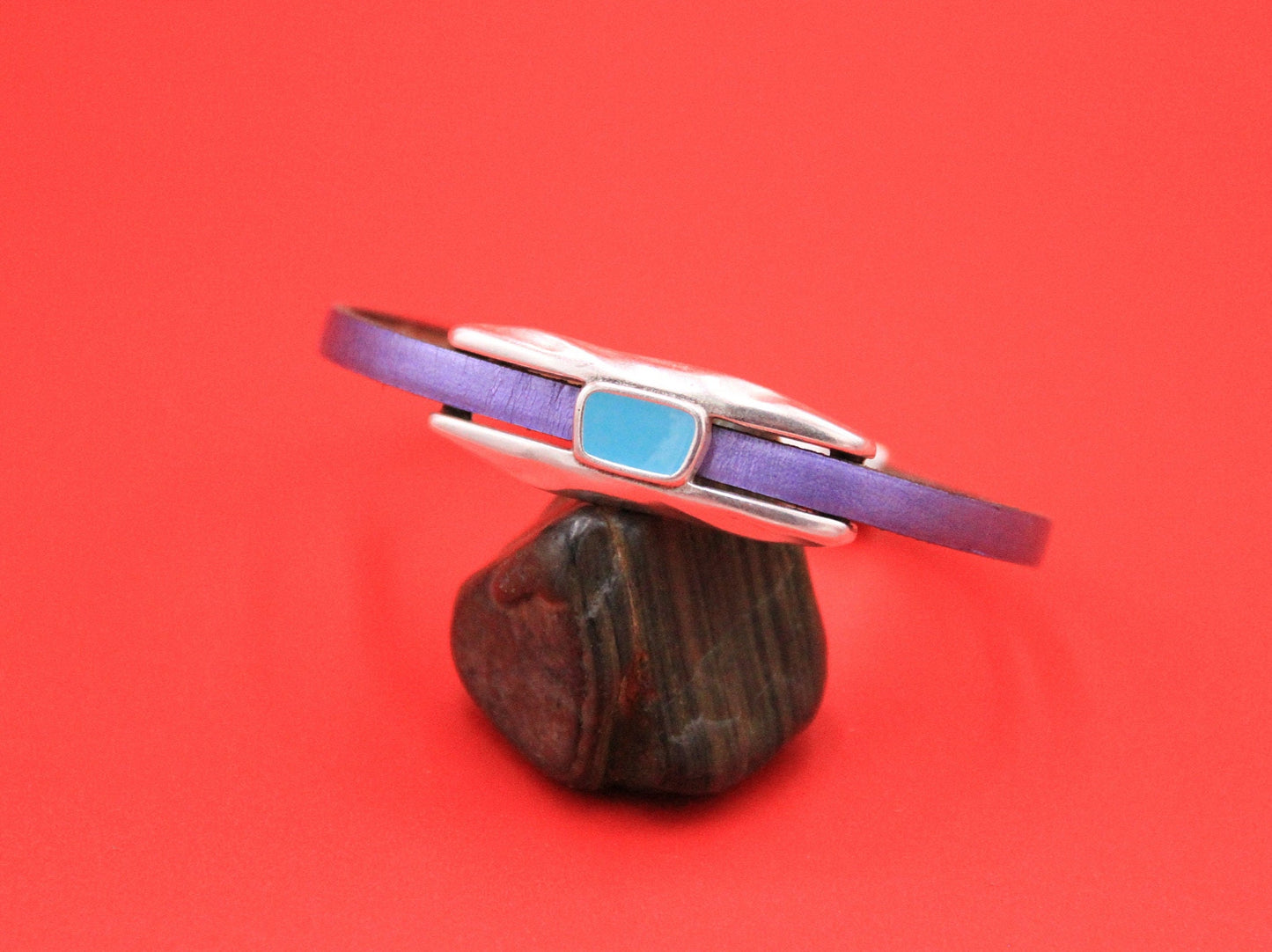 C0158>>MADE in EUROPE zamak connector, 5mm cord connector, flat 5mm leather cord connector, Qty 1