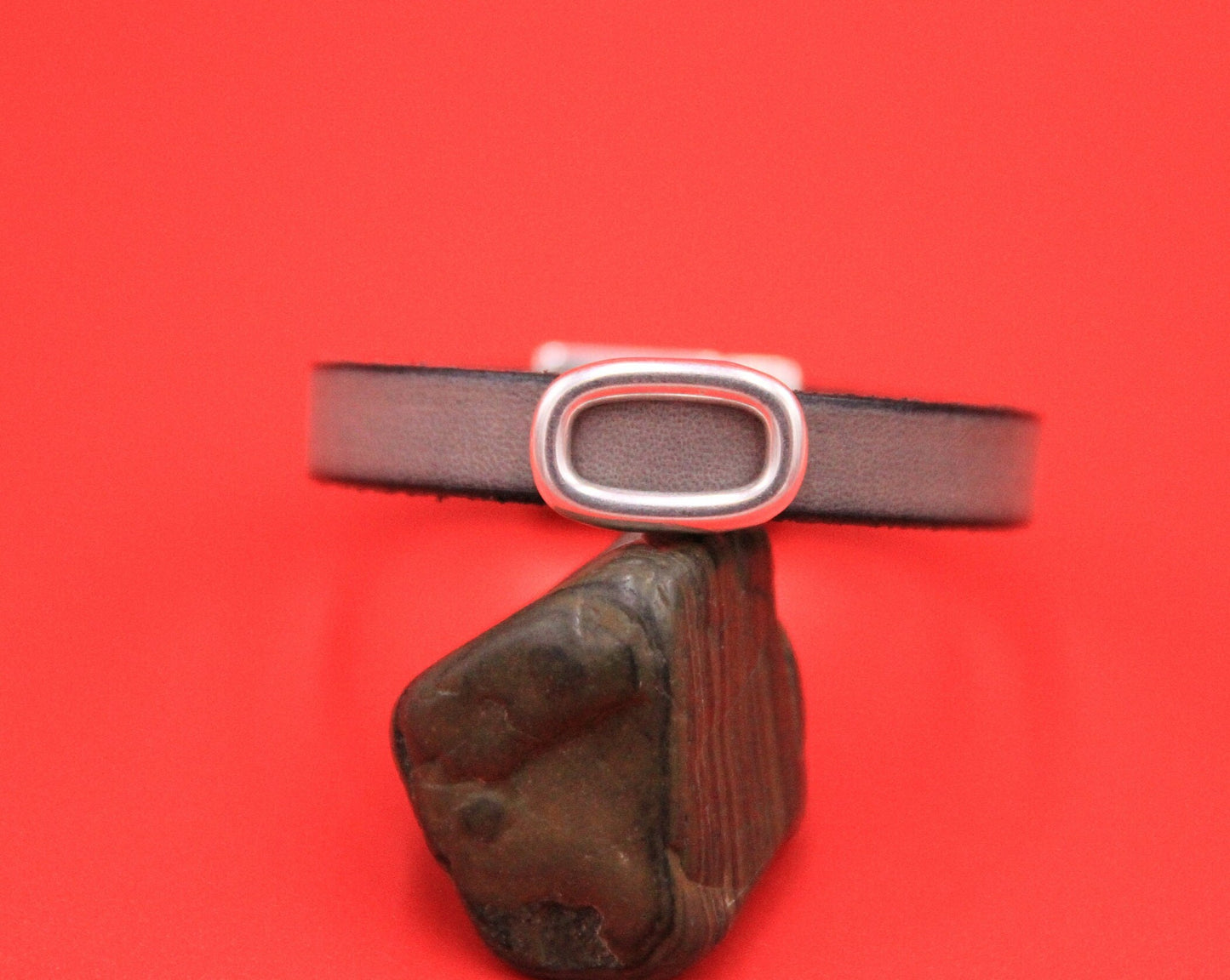 FS0581>>MADE in EUROPE zamak oval sliders for 10mm flat cord, 10mm flat cord slider, zamak oval slider for 10mm flat cord Qty2