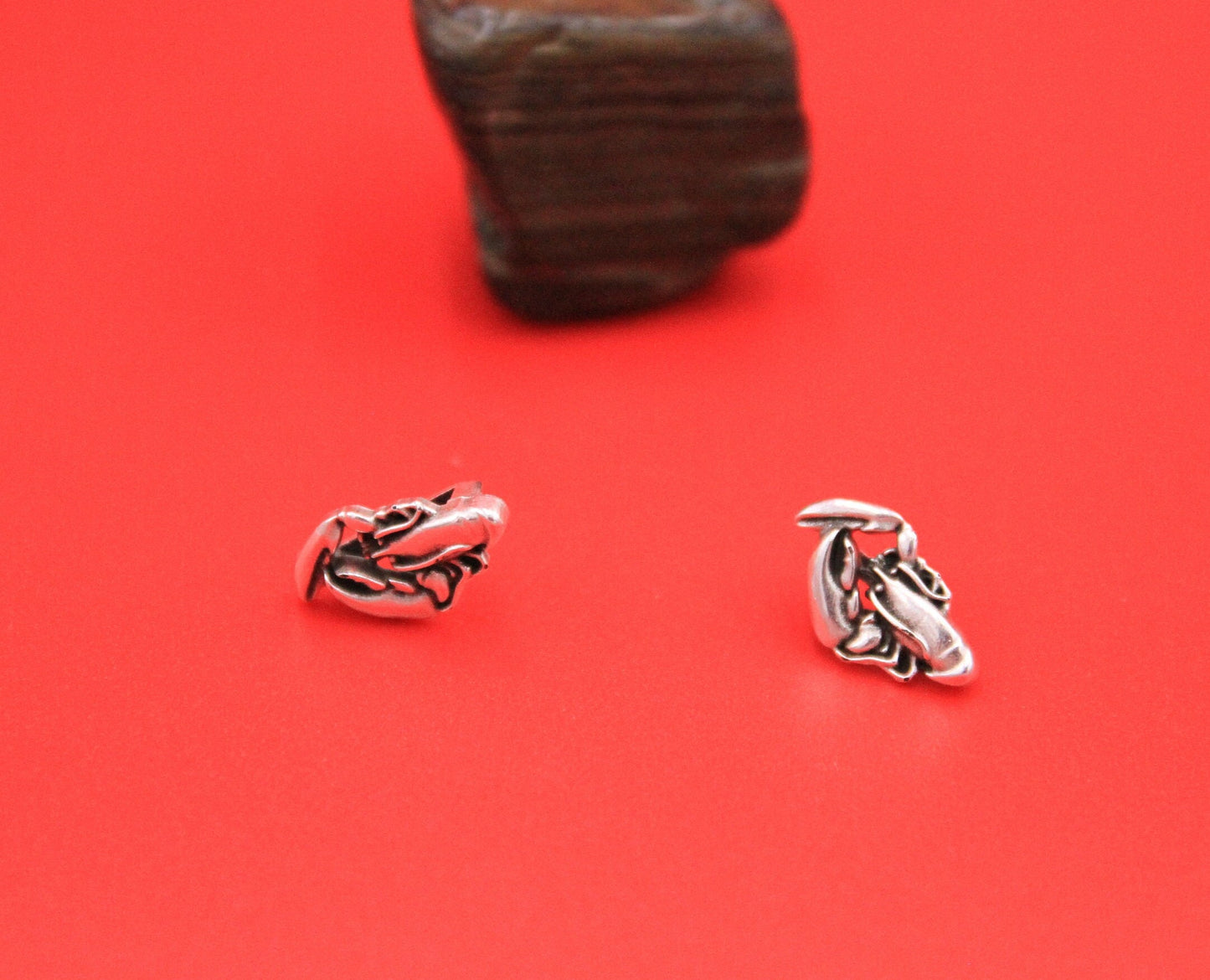 FS0587>>MADE in EUROPE 2 zamak lobster sliders, 10mm flat cord sliders, 10mm leather cord lobster sliders, Qty2
