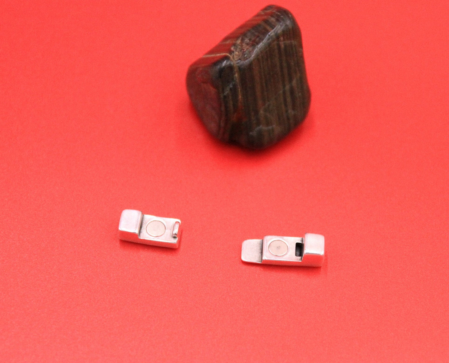 FC0399>>MADE in EUROPE 5mm flat cord clasp, zamak 5mm clasp, zamak clasp, 5mm flat cord clasp (13469) Qty1