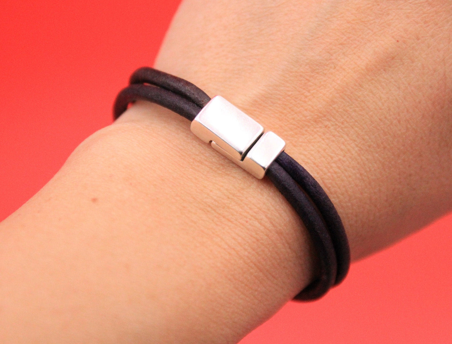 FC0400>>MADE in EUROPE zamak flat cord clasp, zamak clasp, 5mm flat cord clasp, (13290)Qty1