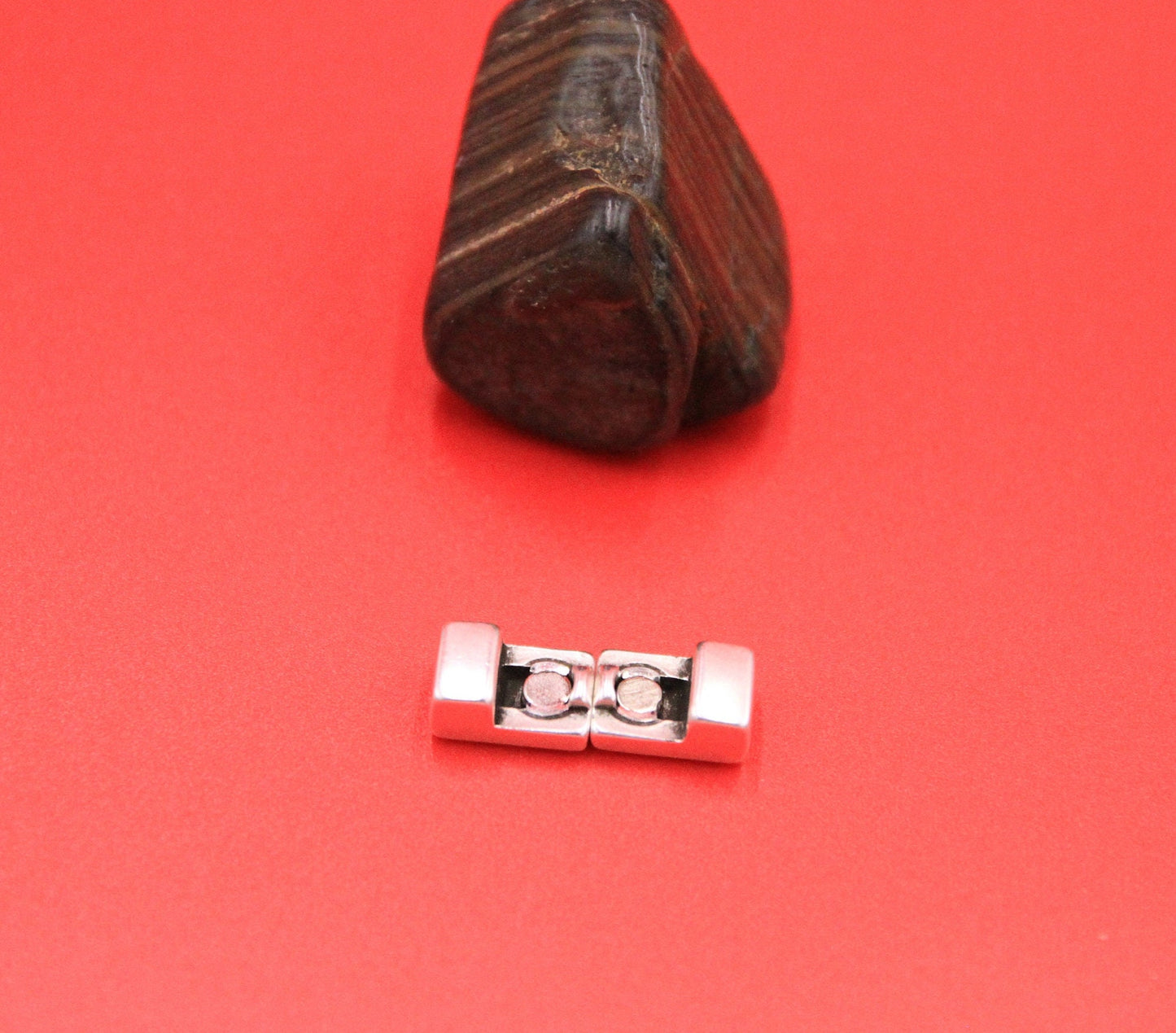 FC0400>>MADE in EUROPE zamak flat cord clasp, zamak clasp, 5mm flat cord clasp, (13290)Qty1