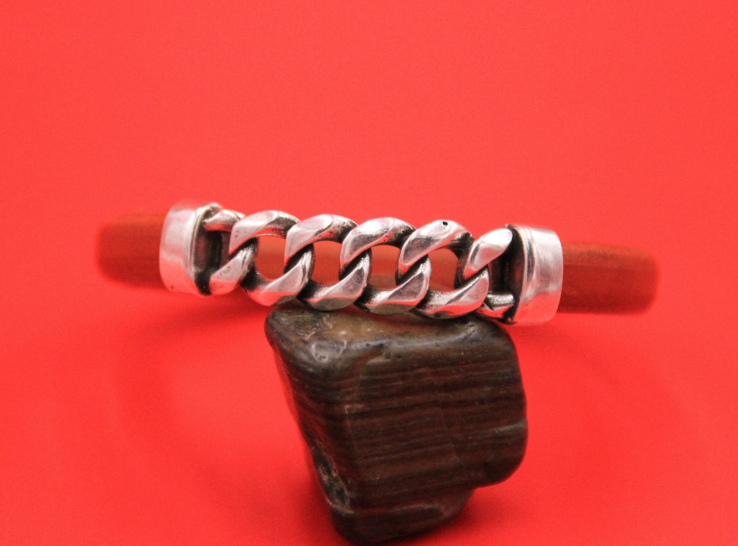 C0163>>MADE in EUROPE zamak chain connector, leather cord connector Qty 1