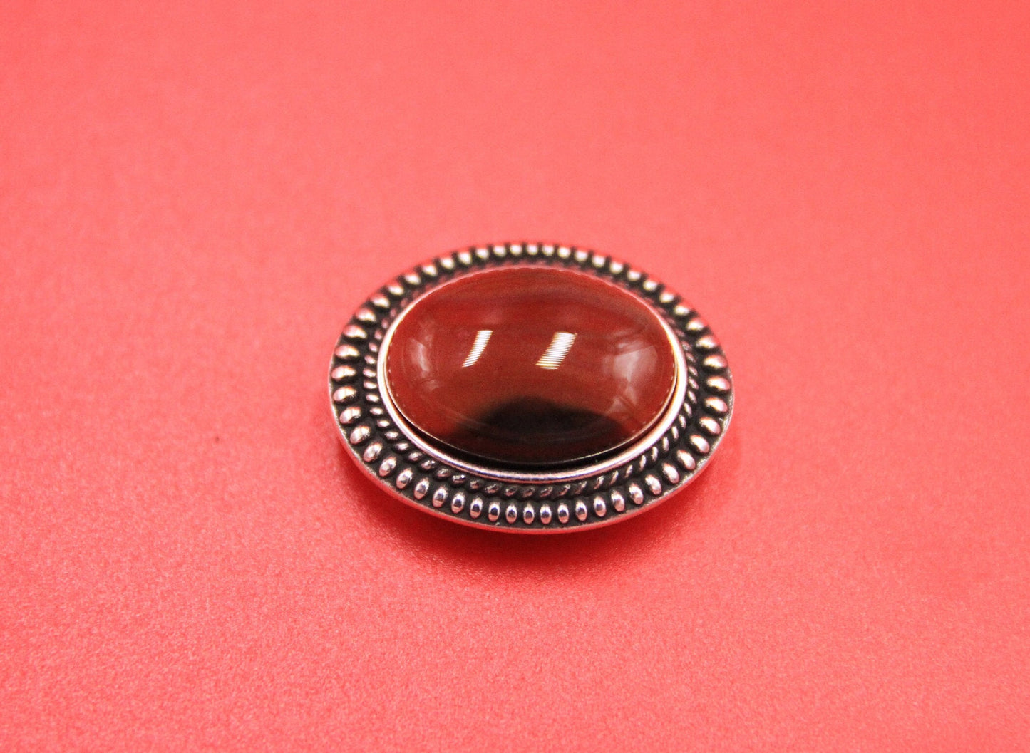 FC0398>>MADE in EUROPE zamak oval clasp for 10mm, oval flat cord clasp with gemstone, 10mm flat cord clasp, (TM10X3SMI) Qty1