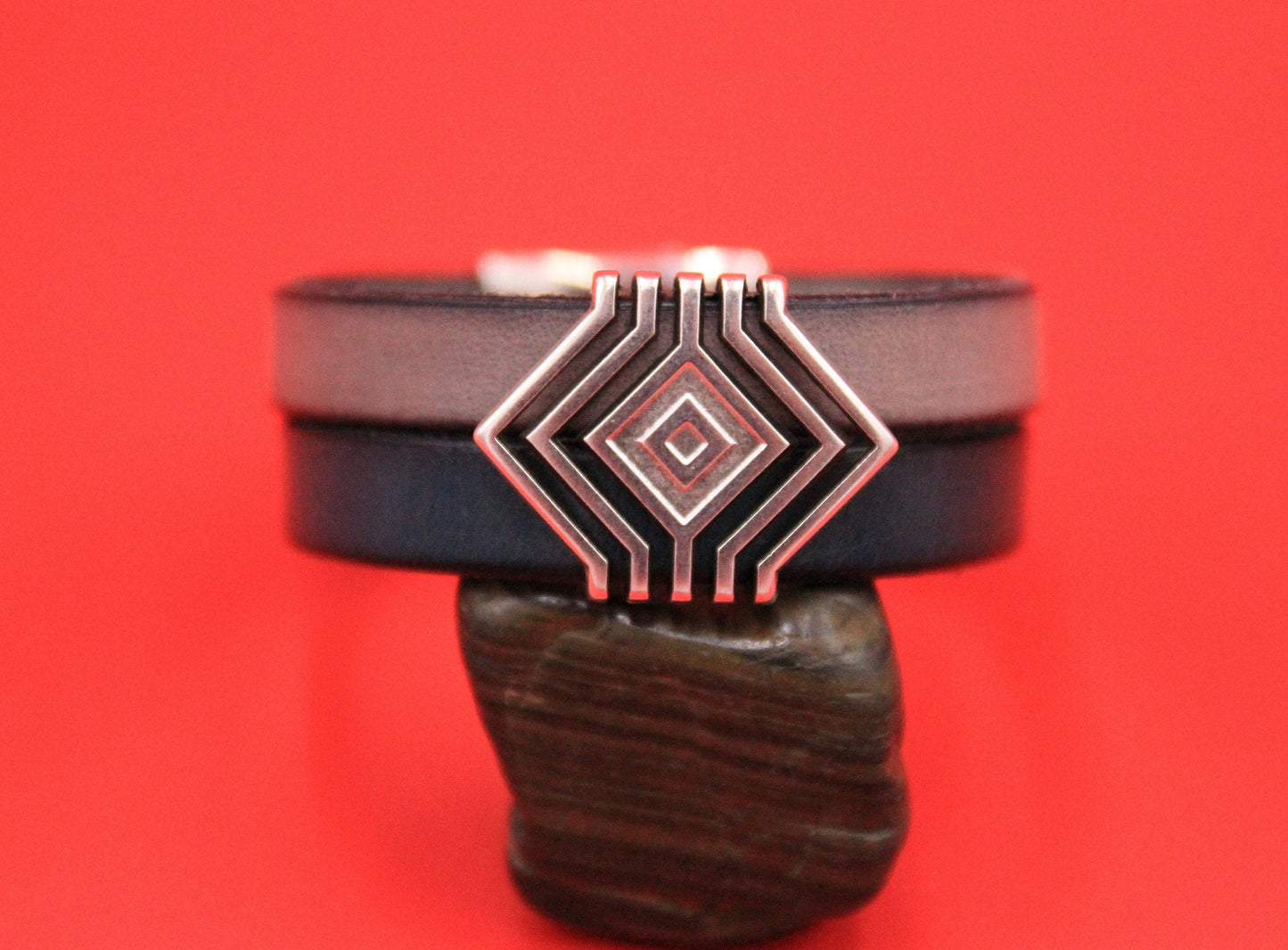 FS0580>> MADE in EUROPE zamak slider, 20mm cord slider, flat cord slider, flat 20mm leather cord slider (9801) Qty1