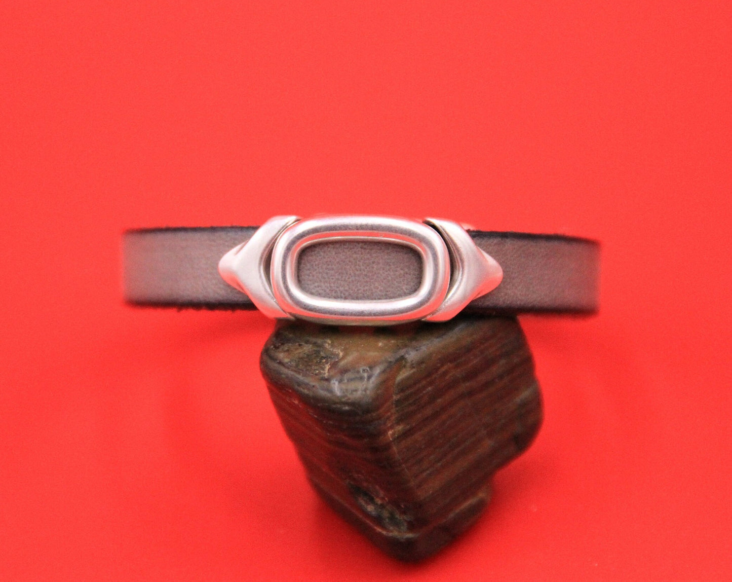 FS0581>>MADE in EUROPE zamak oval sliders for 10mm flat cord, 10mm flat cord slider, zamak oval slider for 10mm flat cord Qty2