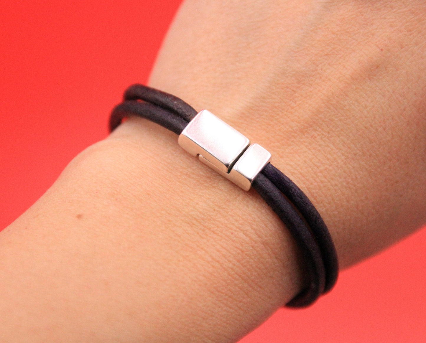 FC0400>>MADE in EUROPE zamak flat cord clasp, zamak clasp, 5mm flat cord clasp, (13290)Qty1