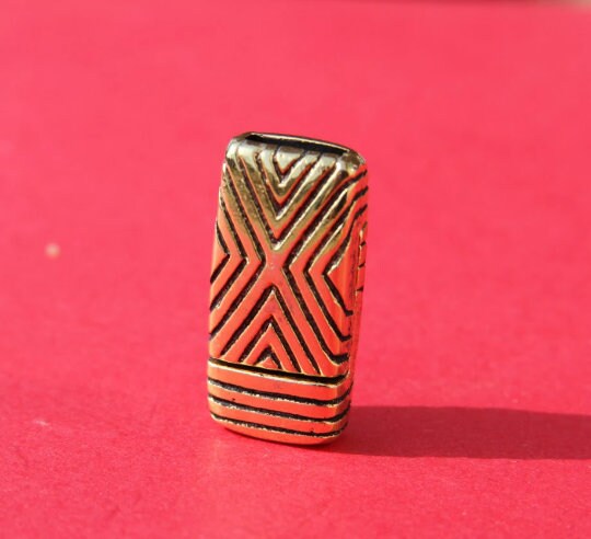 FC0223>>MADE IN EUROPE zamak clasp for 10mm flat leather cord, 10mm clasp for 10mm flat cord Qty1