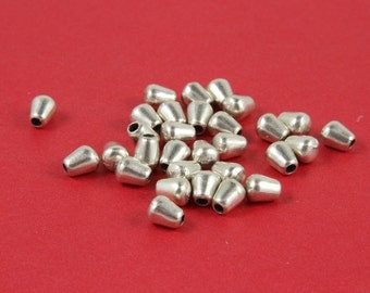 6/7 MADE in EUROPE 10 zamak cord ends, 2mm round cord ends, zamak 2mm round cord ends Qty10