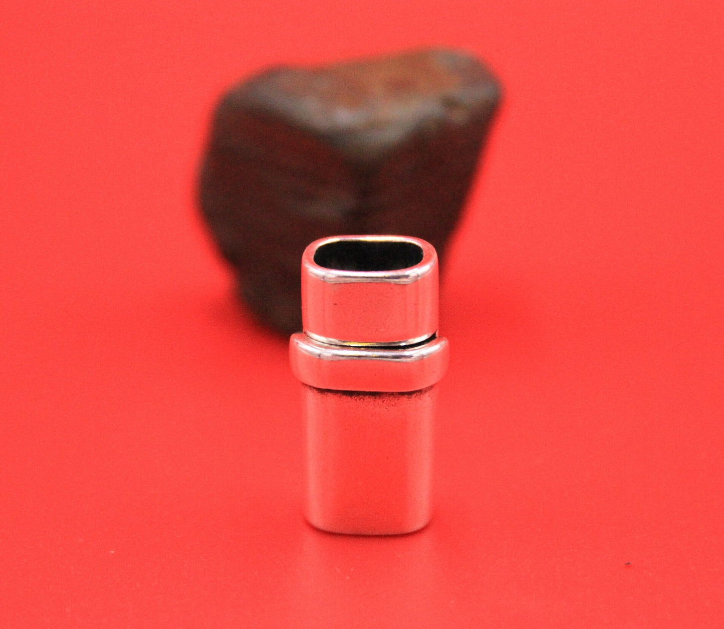 LC0033>> licorice cord clasp, 10x6mm clasp, zamak clasp for licorice cord