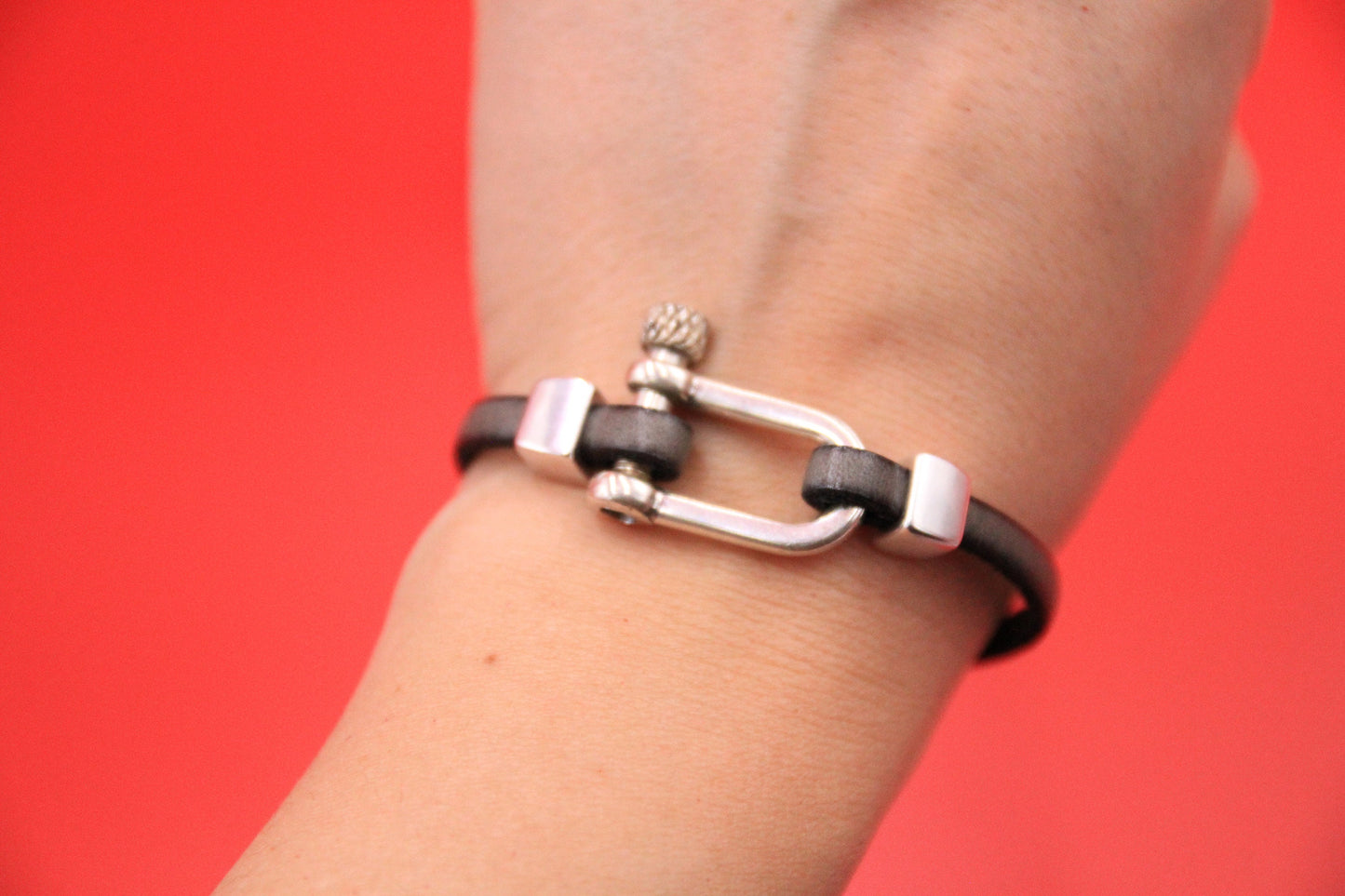 FC0403>>MADE in EUROPE D shape clasp, 5mm flat clasp, 6mm flat clasp, bracelet clasp (78973/08)