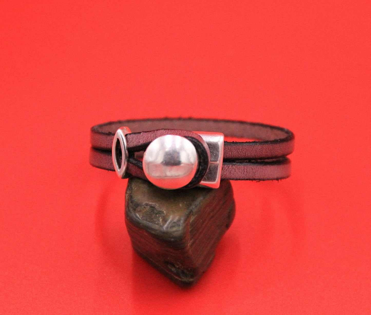 FC0405>>MADE in EUROPE zamak button clasp with slider, double strand 5mm cord clasp, 5mm flat cord clasp,  Qty1set