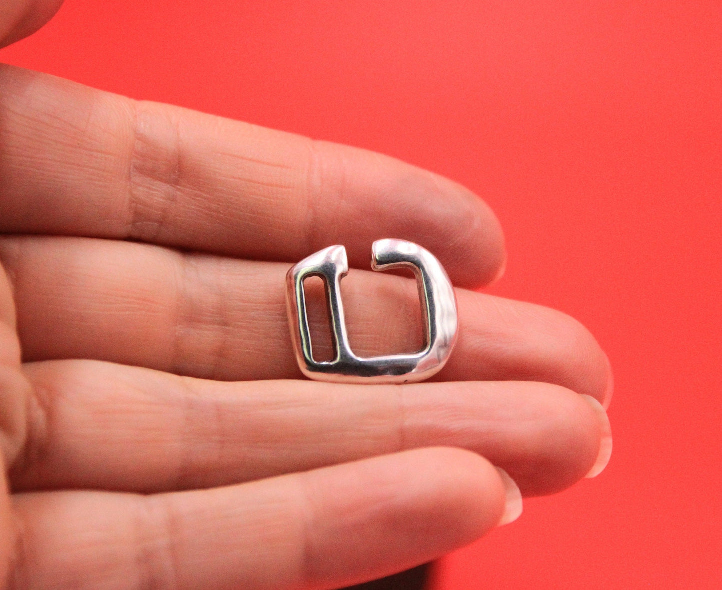 FC0407>>MADE in EUROPE 2 zamak flat hook clasps, flat cord hook clasp, Qty2