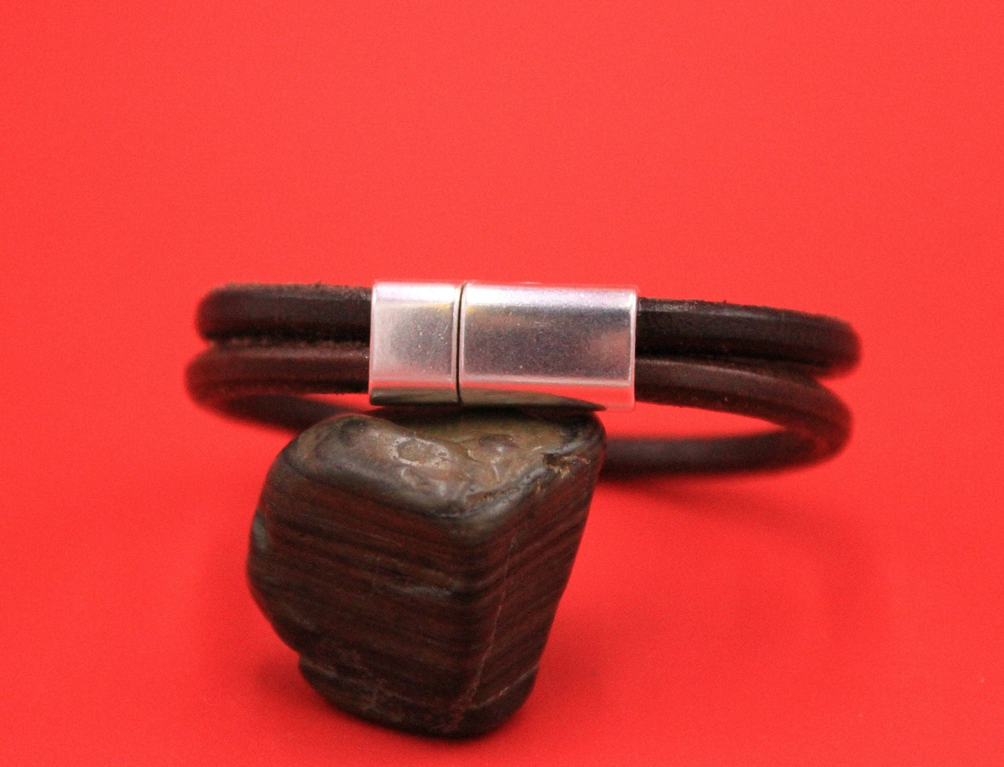 RC0204>>MADE IN EUROPE zamak 10mm x 5mm clasp, 10x5mm clasp, double strand 5mm cord clasp Qty 1