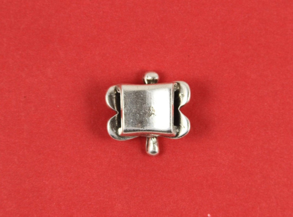 FS0607>>MADE in EUROPE zamak butterfly slider, dragonfly slider, 10mm flat cord slider, dragonfly slider, butterfly half ring (ABLZ24) qty1