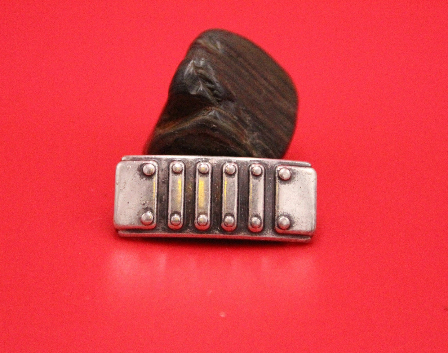 C0167>>MADE in EUROPE zamak connector, 10mm cord connector, flat 10mm leather cord connector (ablz271) Qty 1