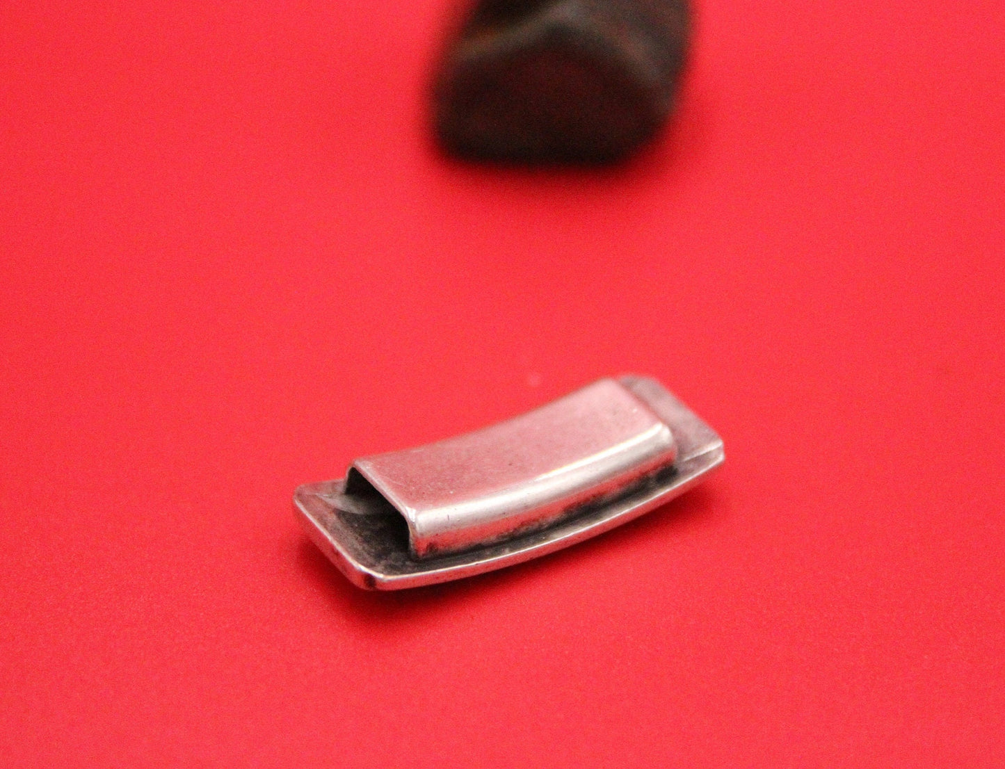 C0167>>MADE in EUROPE zamak connector, 10mm cord connector, flat 10mm leather cord connector (ablz271) Qty 1