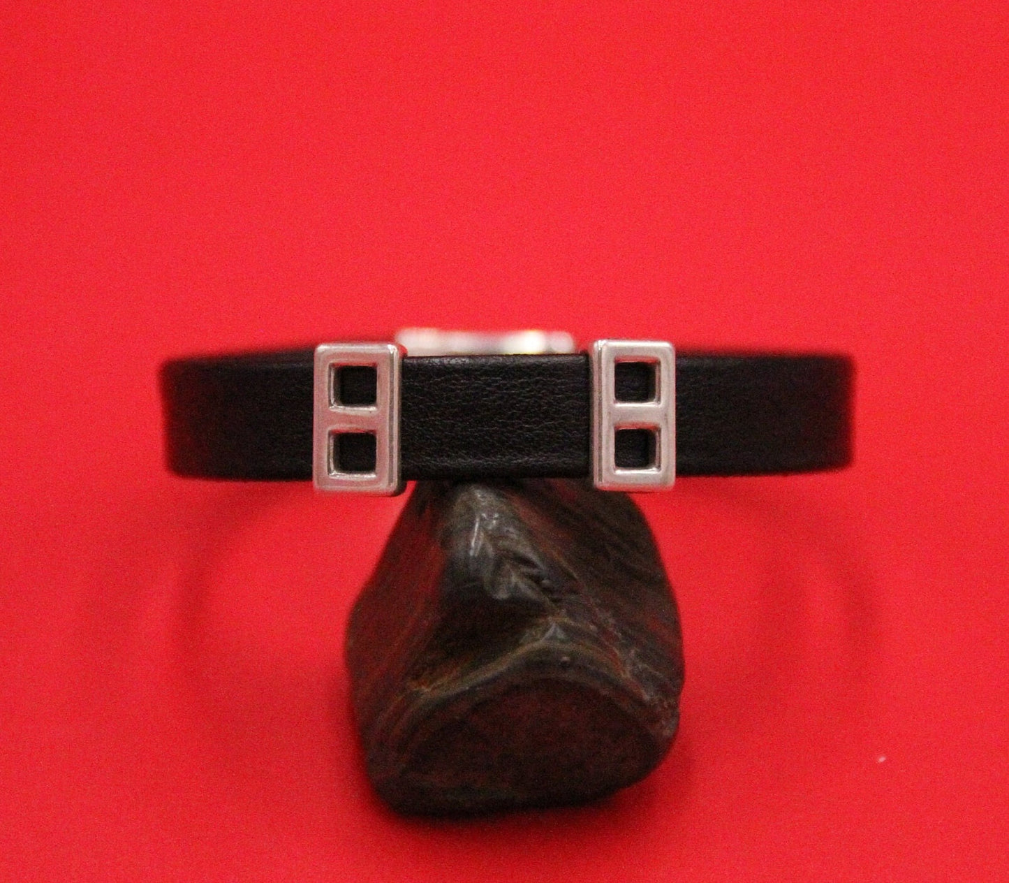 FS0611>> MADE in EUROPE 4 Zamak slider bars, 10mm flat cord slider bars, 10mm leather cord simple sliders, zamak sliders (ABLZ269) Qty4